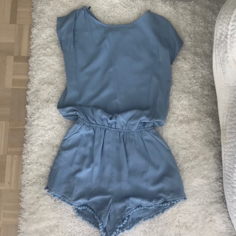 Dusty Blue Romper